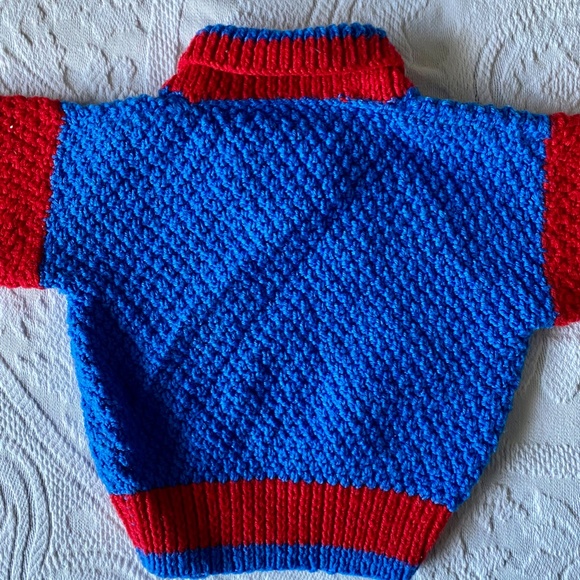 Vintage Hand Knit 18-24 Months Baby Sweater - Picture 6 of 6